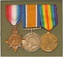 Medal Trio - 1914-15 Star, British War Medal, Victory Medal - Pip, Squeak and Wilfred