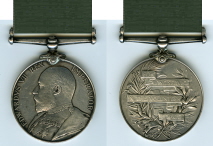 Charlie White, long service medal